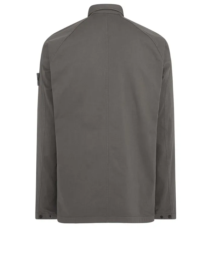 116F4 Overshirt In Smoky GreyOvershirts Smoky Grey Mens Stone Island Overshirts