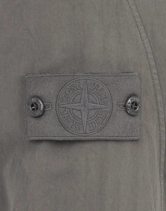 116F4 Overshirt In Smoky GreyOvershirts Smoky Grey Mens Stone Island Overshirts