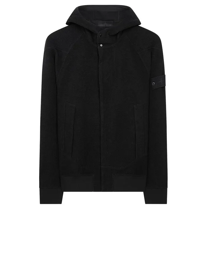 651F5 Hooded Full Zip Sweatshirt In BlackSweatshirts Black Mens Stone Island Sweatshirts 651F5 Hooded Full Zip Sweatshirt In BlackSweatshirts Black Mens Stone Island Sweatshirts