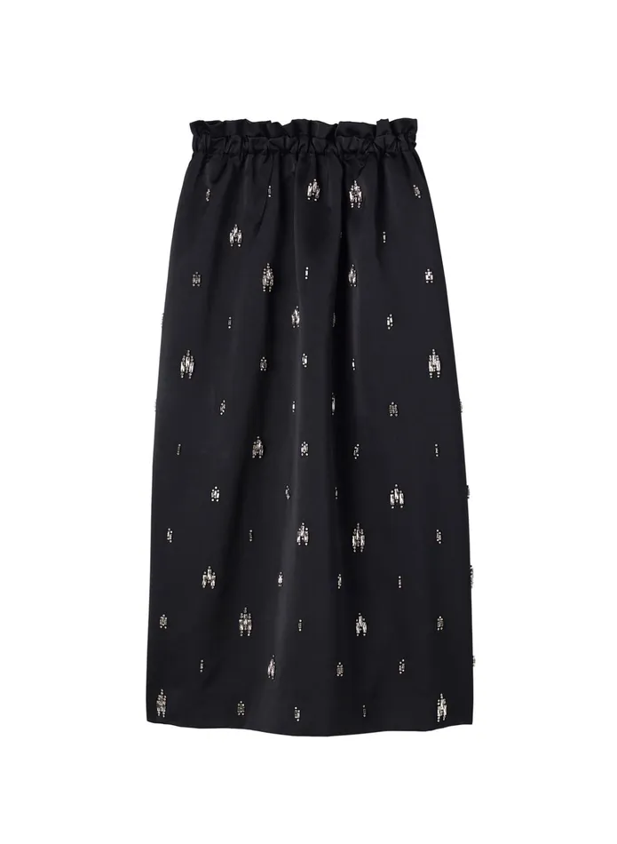 ALC Bottoms Alexia Embellished Midi Skirt Black 8211 Women