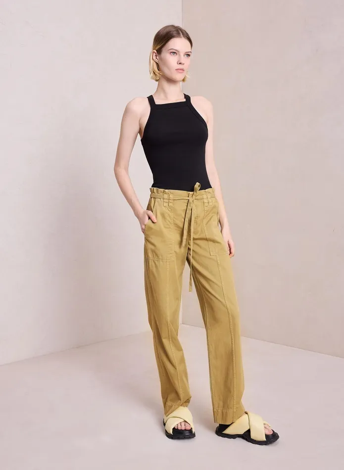 ALC Bottoms Augusta Cotton Twill Pant Olivine 8211 Women