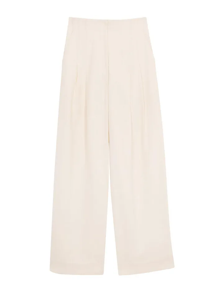 ALC Bottoms Bennett Linen Pant Ecru 8211 Women