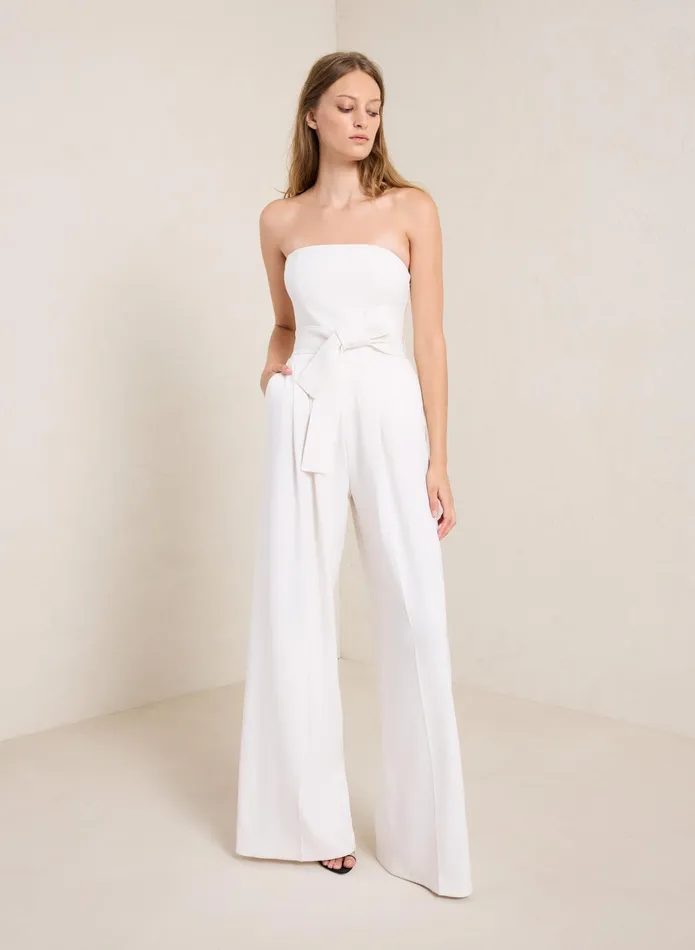ALC Bottoms Elsie Strapless Jumpsuit White 8211 Women