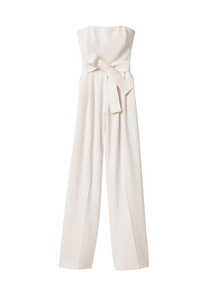 ALC Bottoms Elsie Strapless Jumpsuit White 8211 Women