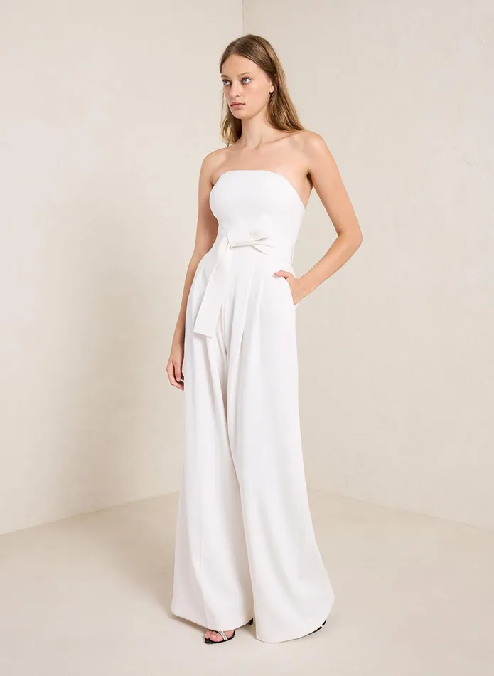 ALC Bottoms Elsie Strapless Jumpsuit White 8211 Women