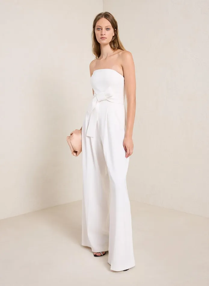 ALC Bottoms Elsie Strapless Jumpsuit White 8211 Women