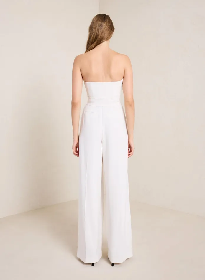 ALC Bottoms Elsie Strapless Jumpsuit White 8211 Women