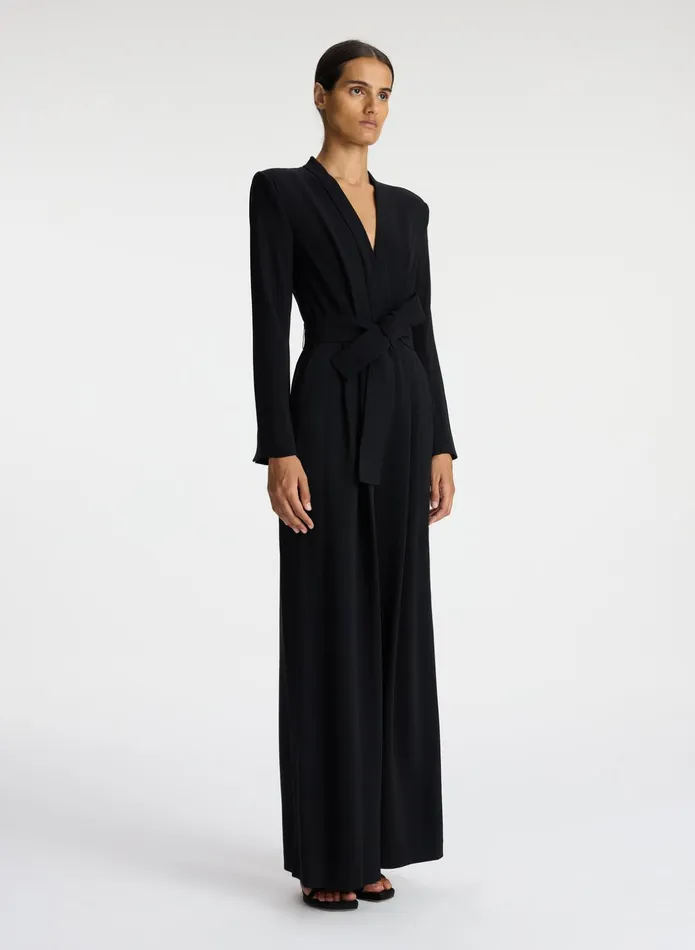 ALC Bottoms Kieran Ii WideLeg Jumpsuit Black 8211 Women