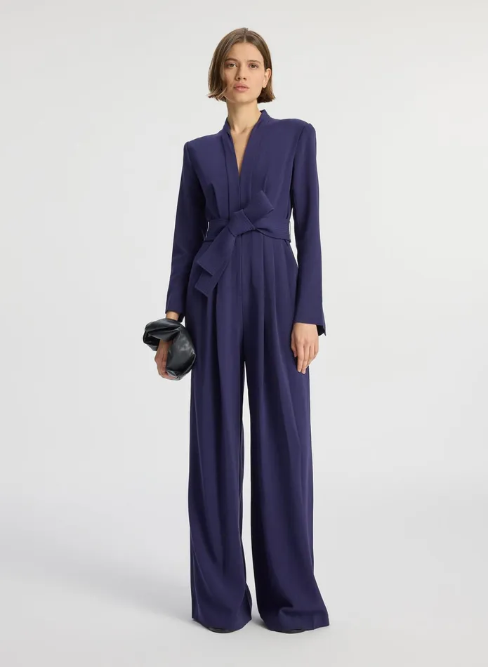 ALC Bottoms Kieran Ii WideLeg Jumpsuit Deep Plum 8211 Women