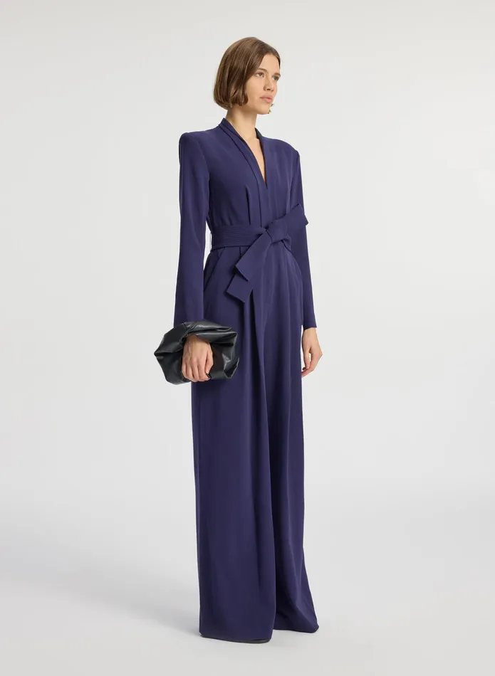 ALC Bottoms Kieran Ii WideLeg Jumpsuit Deep Plum 8211 Women