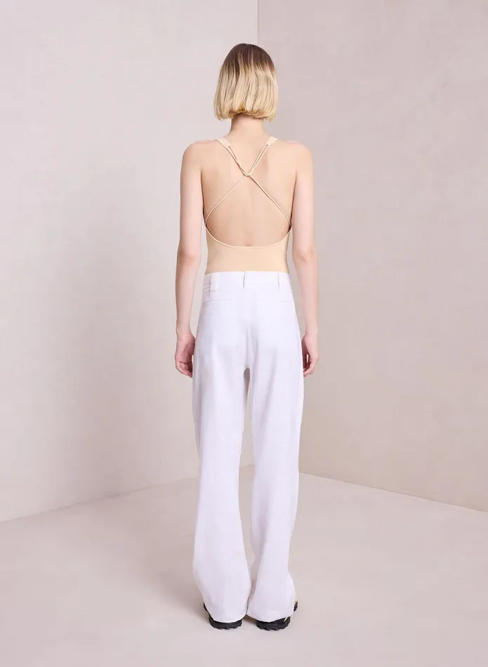 ALC Bottoms Mateo Linen Pant Ecru 8211 Women