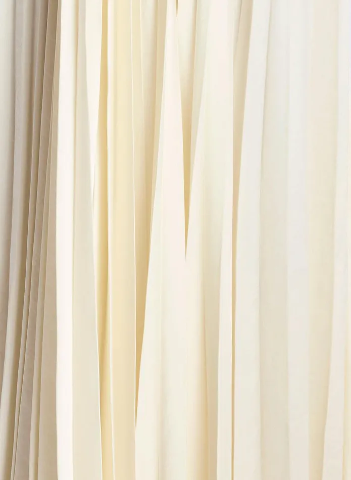 ALC Dresses Alejandra Satin Pleated Dress Whisper White 8211 Women