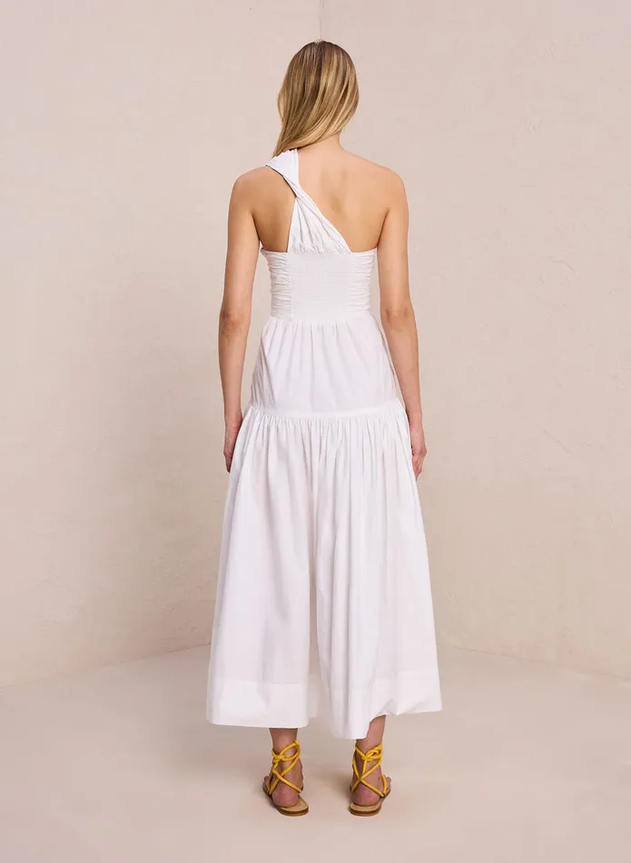ALC Dresses Aubrey Cotton Midi Dress White 8211 Women
