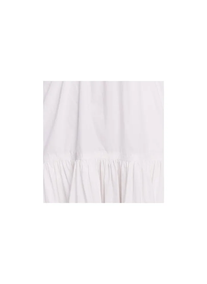 ALC Dresses Aubrey Cotton Midi Dress White 8211 Women