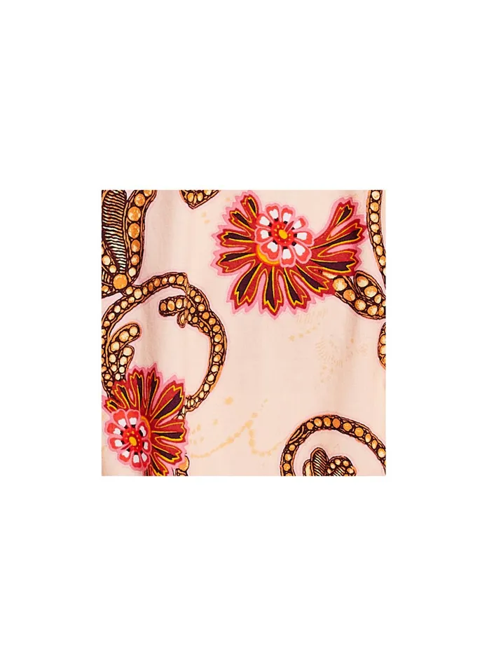 ALC Dresses August Cotton Midi Dress Peach Dust Multi 8211 Women
