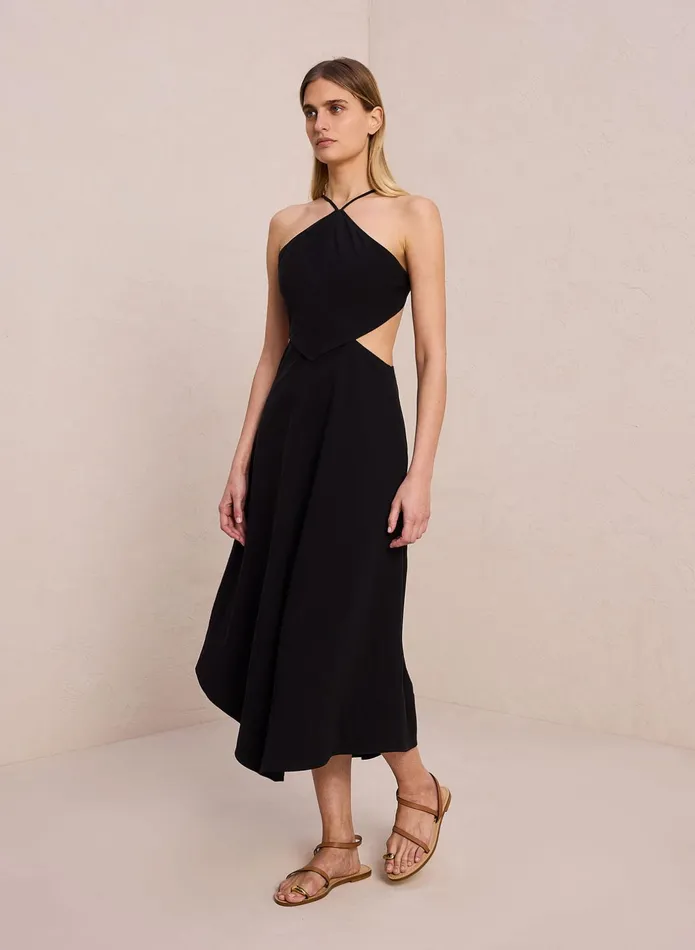 ALC Dresses Beck Cotton Twill Dress Black 8211 Women