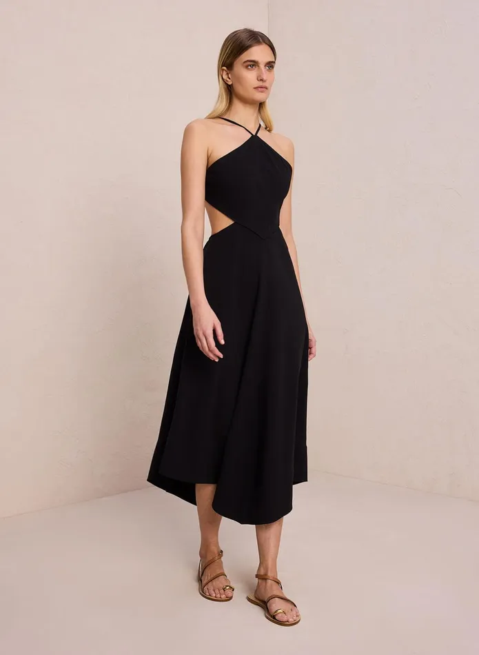ALC Dresses Beck Cotton Twill Dress Black 8211 Women