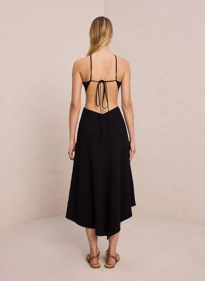 ALC Dresses Beck Cotton Twill Dress Black 8211 Women