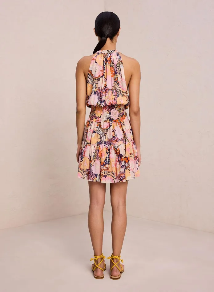 ALC Dresses Courtney Silk Mini Dress Midnightrose Multi 8211 Women