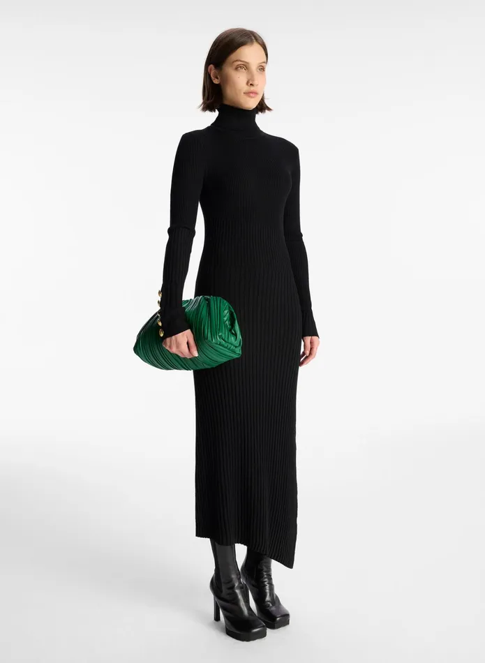 ALC Dresses Emmy Ii Stretch Wool Dress Black 8211 Women