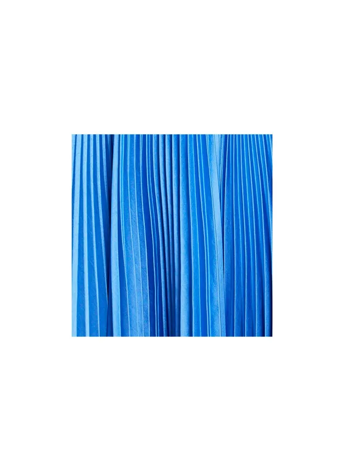ALC Dresses Renzo Ii Satin Pleated Dress Blue Sea 8211 Women