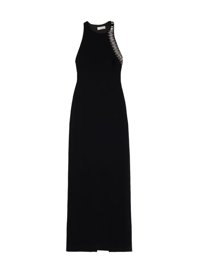 ALC Dresses Skyler Embellished Open Back Dress Black 8211 Women