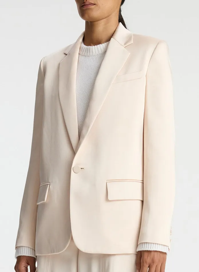 ALC Jackets and Coats Axel Satin Jacket Light Buff 8211 Women