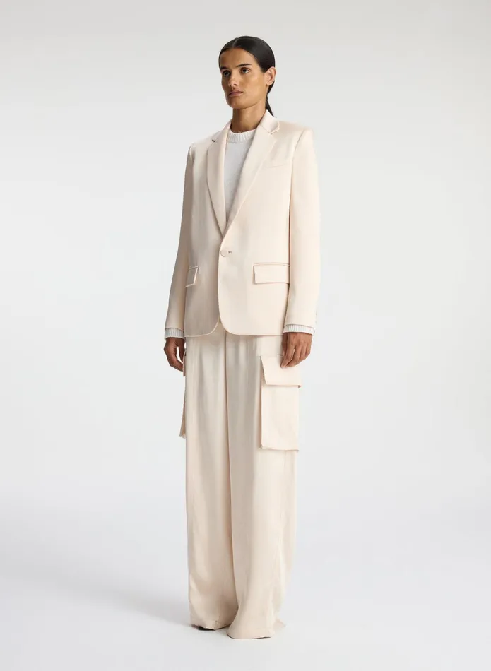 ALC Jackets and Coats Axel Satin Jacket Light Buff 8211 Women