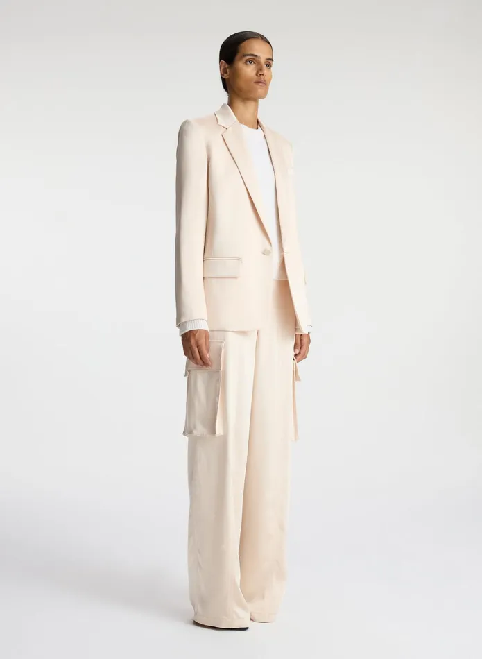 ALC Jackets and Coats Axel Satin Jacket Light Buff 8211 Women