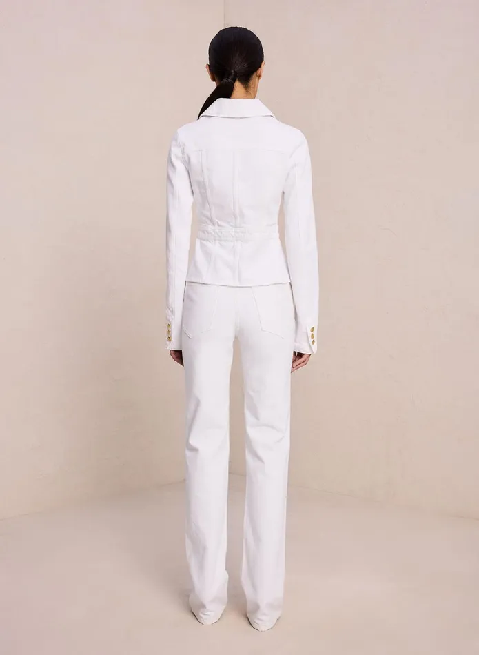 ALC Jackets and Coats Hendrix Denim Jacket White 8211 Women