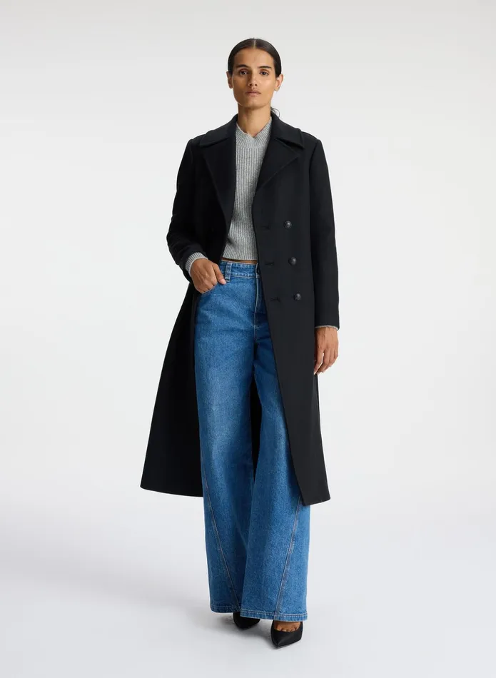 ALC Jackets and Coats Kensington Wool Coat Deep Navy 8211 Women