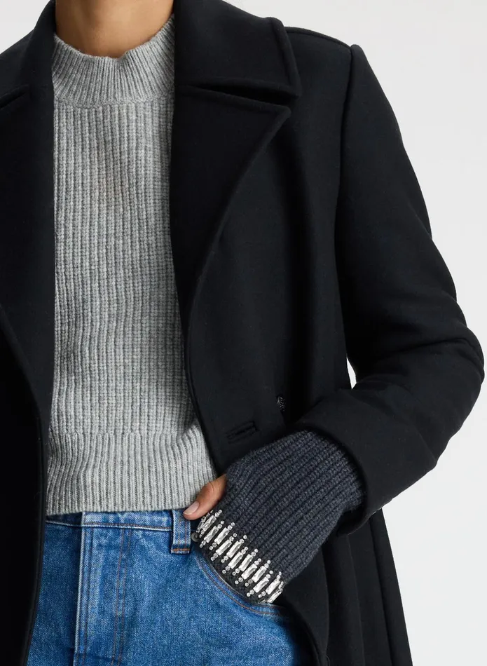 ALC Jackets and Coats Kensington Wool Coat Deep Navy 8211 Women