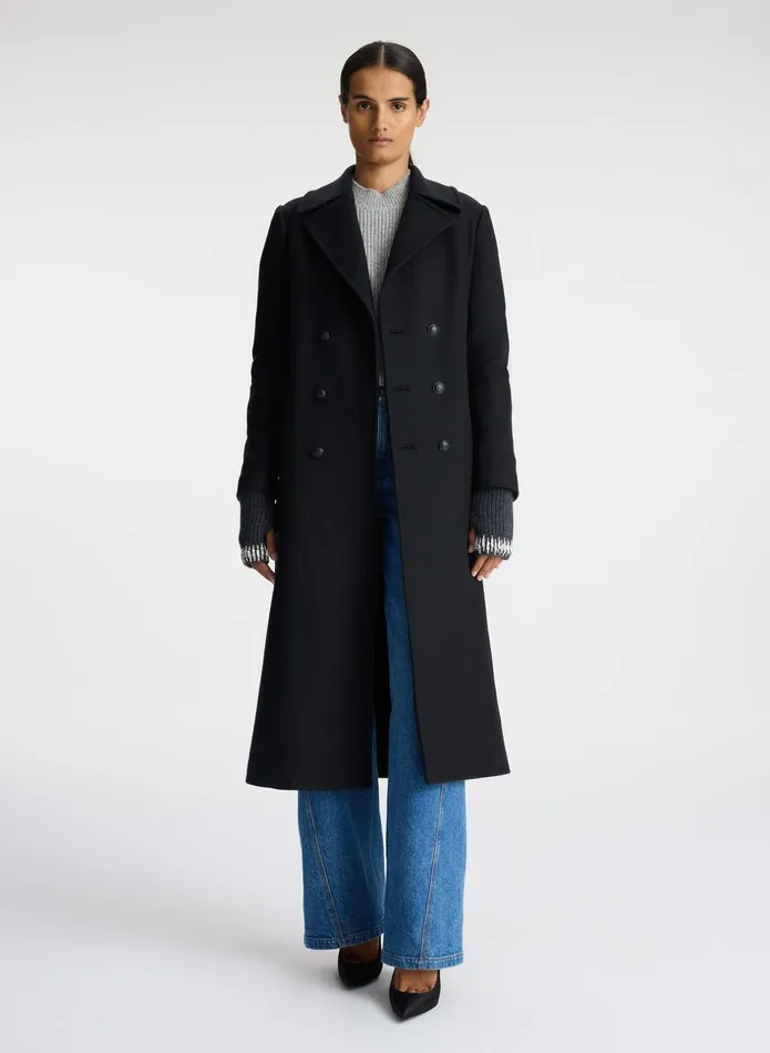 ALC Jackets and Coats Kensington Wool Coat Deep Navy 8211 Women