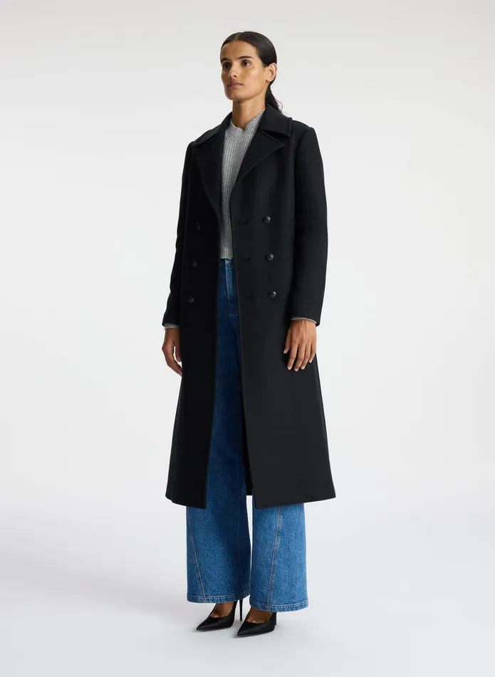 ALC Jackets and Coats Kensington Wool Coat Deep Navy 8211 Women
