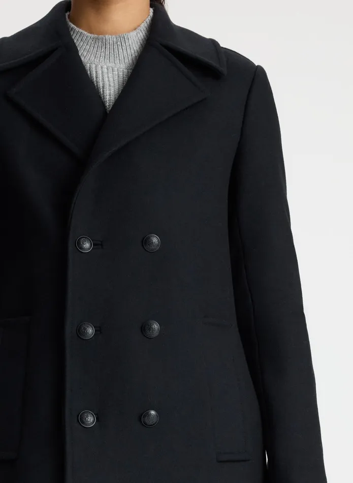 ALC Jackets and Coats Kensington Wool Coat Deep Navy 8211 Women