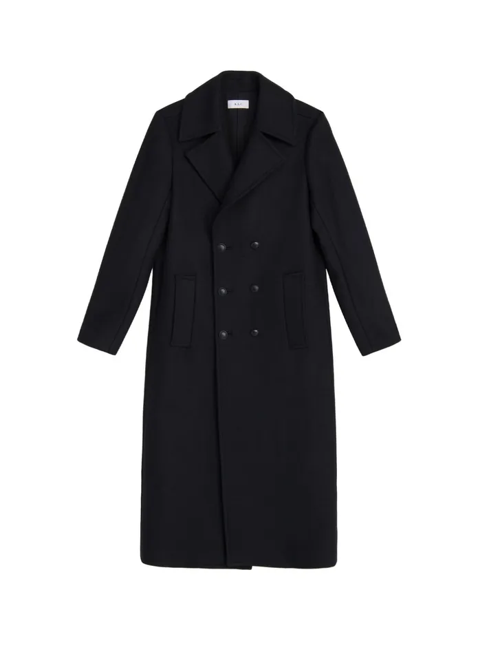 ALC Jackets and Coats Kensington Wool Coat Deep Navy 8211 Women