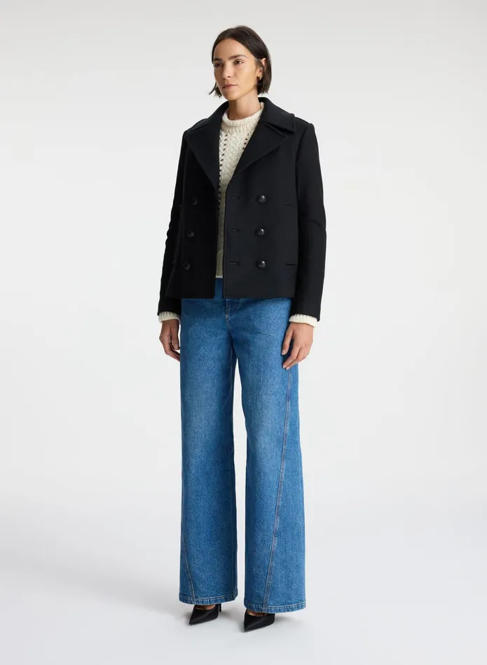 ALC Jackets and Coats Kensington Wool Jacket Deep Navy 8211 Women