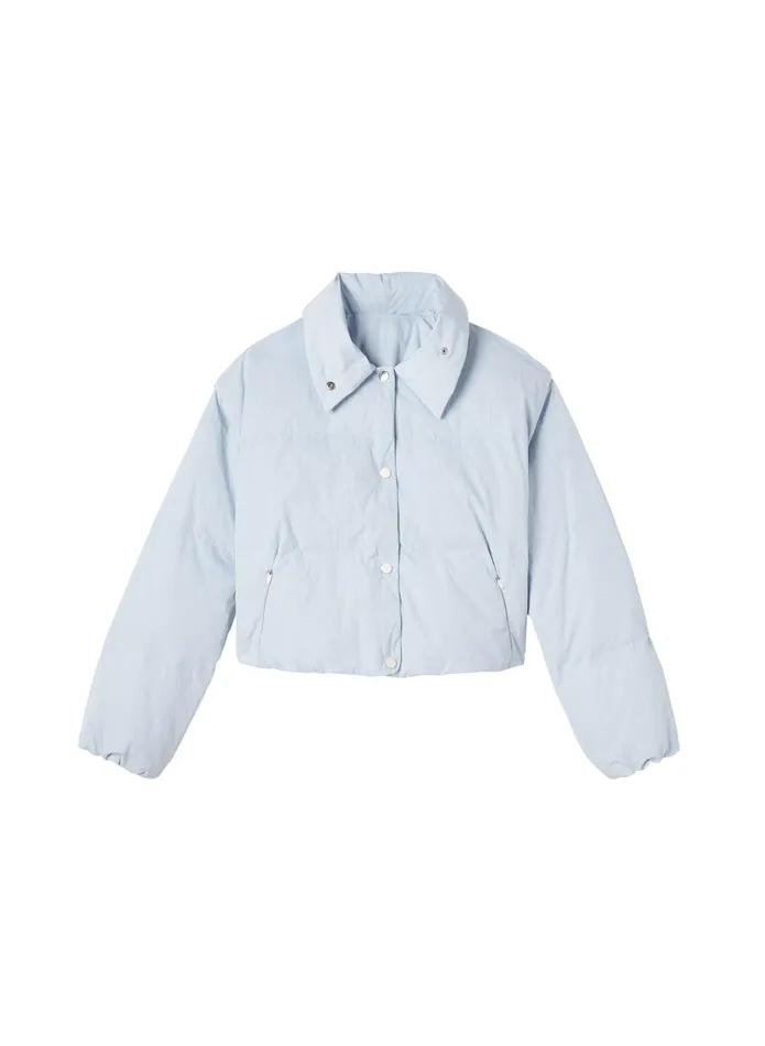 ALC Jackets and Coats Tristan Convertible Quilted Nylon Jacket Stone Blue 8211 Women