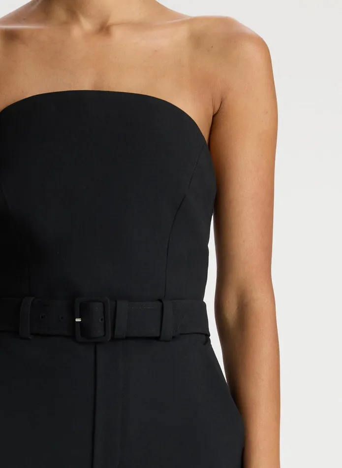 ALC Jumpsuits Kate Strapless Jumpsuit Black 8211 Women