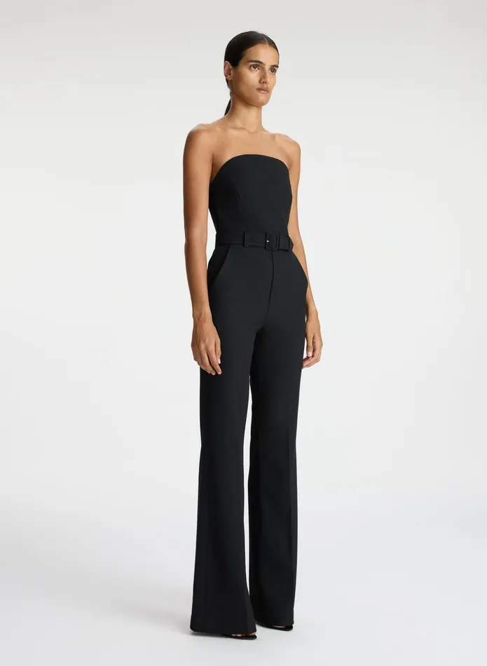 ALC Jumpsuits Kate Strapless Jumpsuit Black 8211 Women