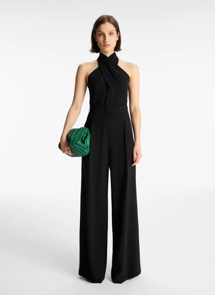 ALC Jumpsuits Murphy WideLeg Jumpsuit Black 8211 Women