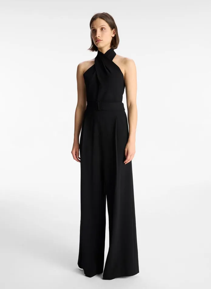 ALC Jumpsuits Murphy WideLeg Jumpsuit Black 8211 Women