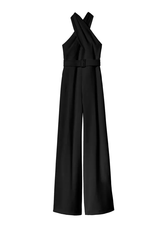 ALC Jumpsuits Murphy WideLeg Jumpsuit Black 8211 Women