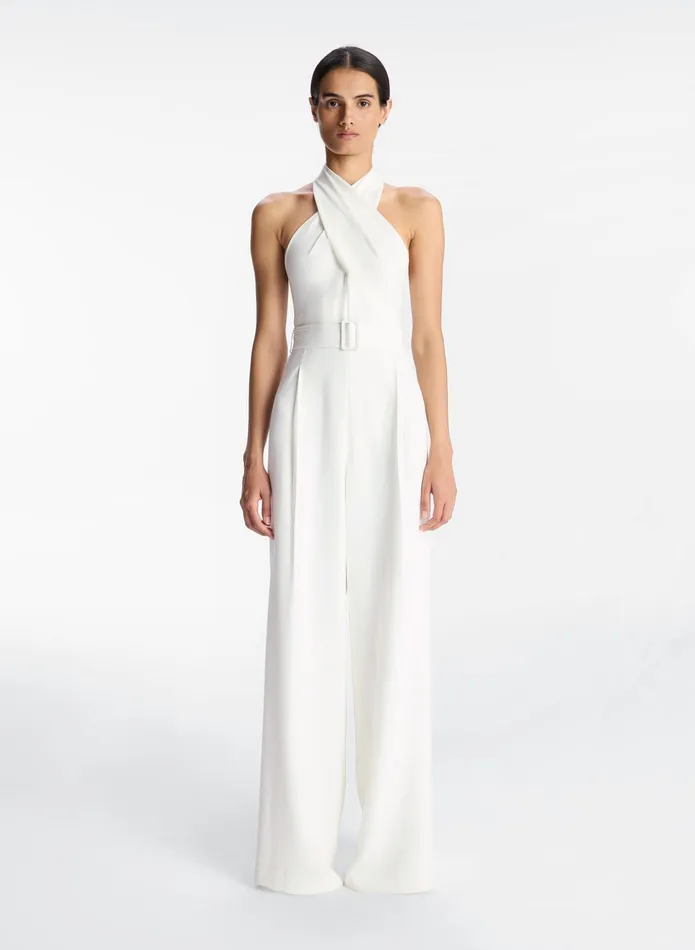 ALC Jumpsuits Murphy WideLeg Jumpsuit White 8211 Women
