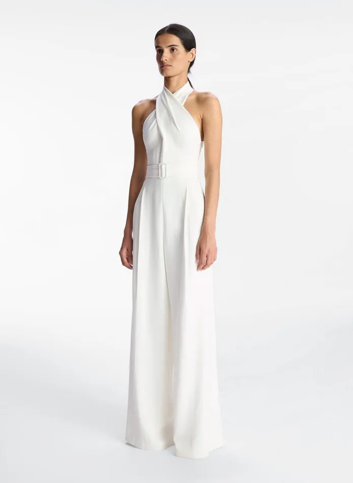 ALC Jumpsuits Murphy WideLeg Jumpsuit White 8211 Women