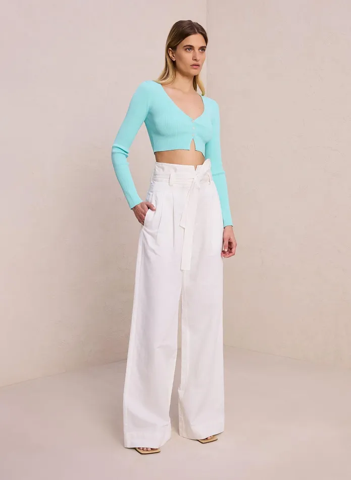 ALC Knitwear Hallie Ii Rib Knit Cardigan Summer Dew 8211 Women
