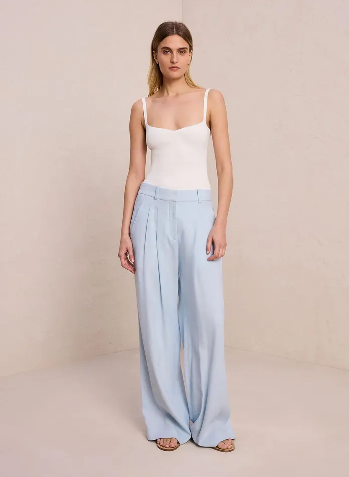 ALC Knitwear Milo Rib Knit Top Off White 8211 Women