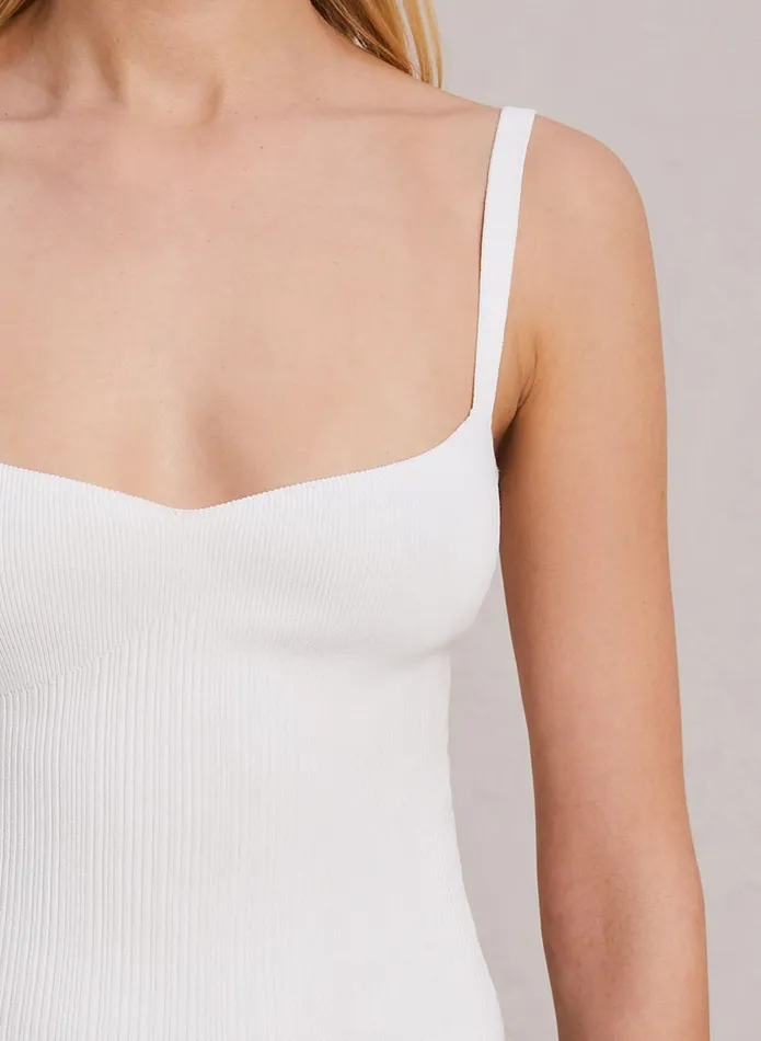 ALC Knitwear Milo Rib Knit Top Off White 8211 Women