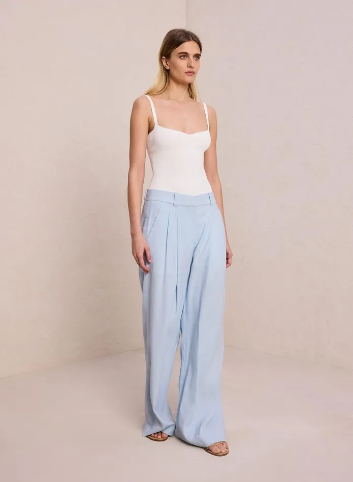 ALC Knitwear Milo Rib Knit Top Off White 8211 Women