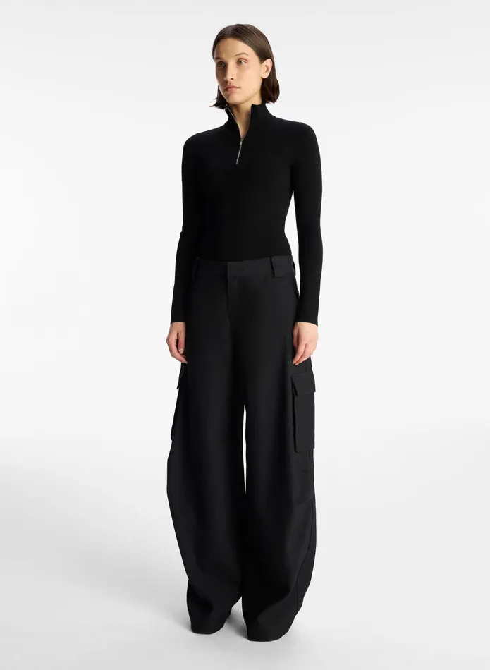 ALC Knitwear Piper Knit Top Black 8211 Women